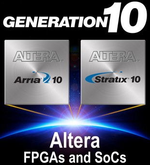 Altera宣布10代FPGA和SoC实现新优势