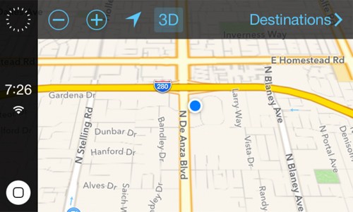 车载iOS系统的用户界面已曝光 风格近似iOS7