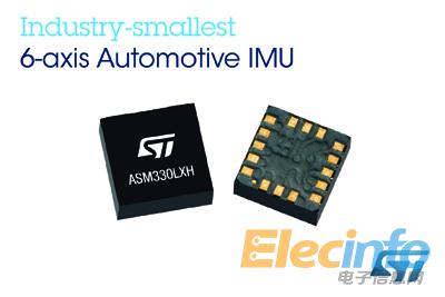 ST新闻稿11月18日 图片——意法半导体(ST)推出业界最小的集成式6轴惯性测量元件
