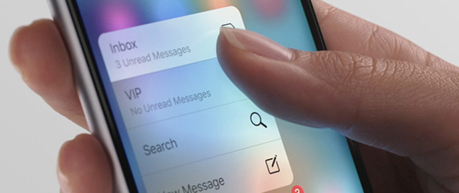 谷歌叫板苹果？安卓系统或将增添3DTouch